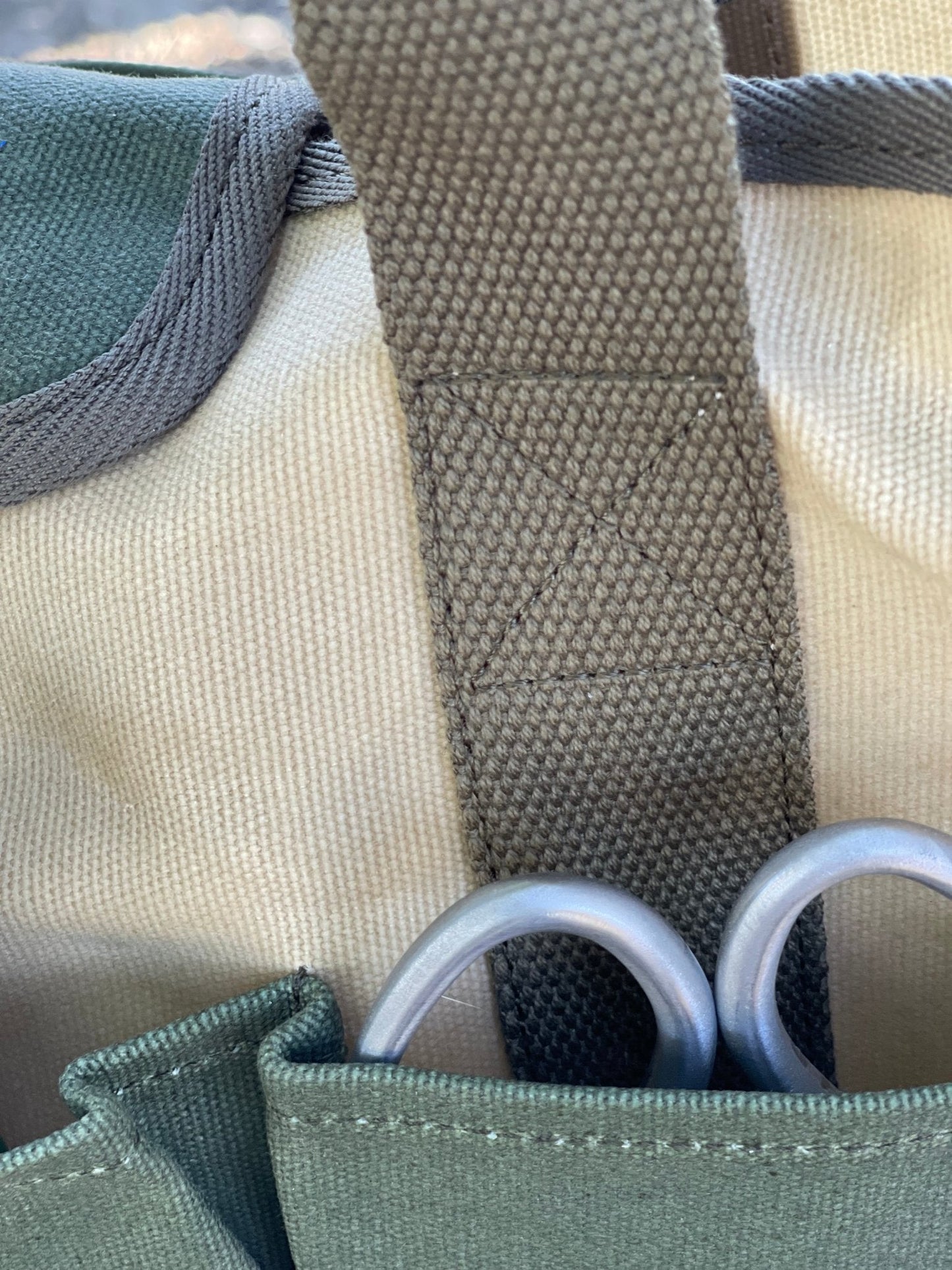 Bolsa para herramientas de jardinería - Lona encerada gruesa
