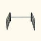 17″ Tall Modern Garden Bed Extension Kit  41″ Long in Midnight Blue  from a different angle on a white background.