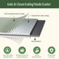 Materials used to make the 6 in 1 medium 17 inch garden bed shown in layers including: USDA certified paint for increased longevity, patented zinc alloy coating, and steel substrate that is five times more corrosion resistant.