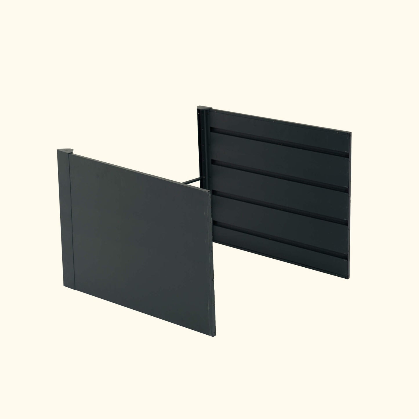 32″ Extra Tall Modern Garden Bed Extension Kit  41″ Long in Midnight Blue on a white background.