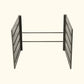32″ Extra Tall Modern Garden Bed Extension Kit  41″ Long in Midnight Blue  in a different view on a white background.