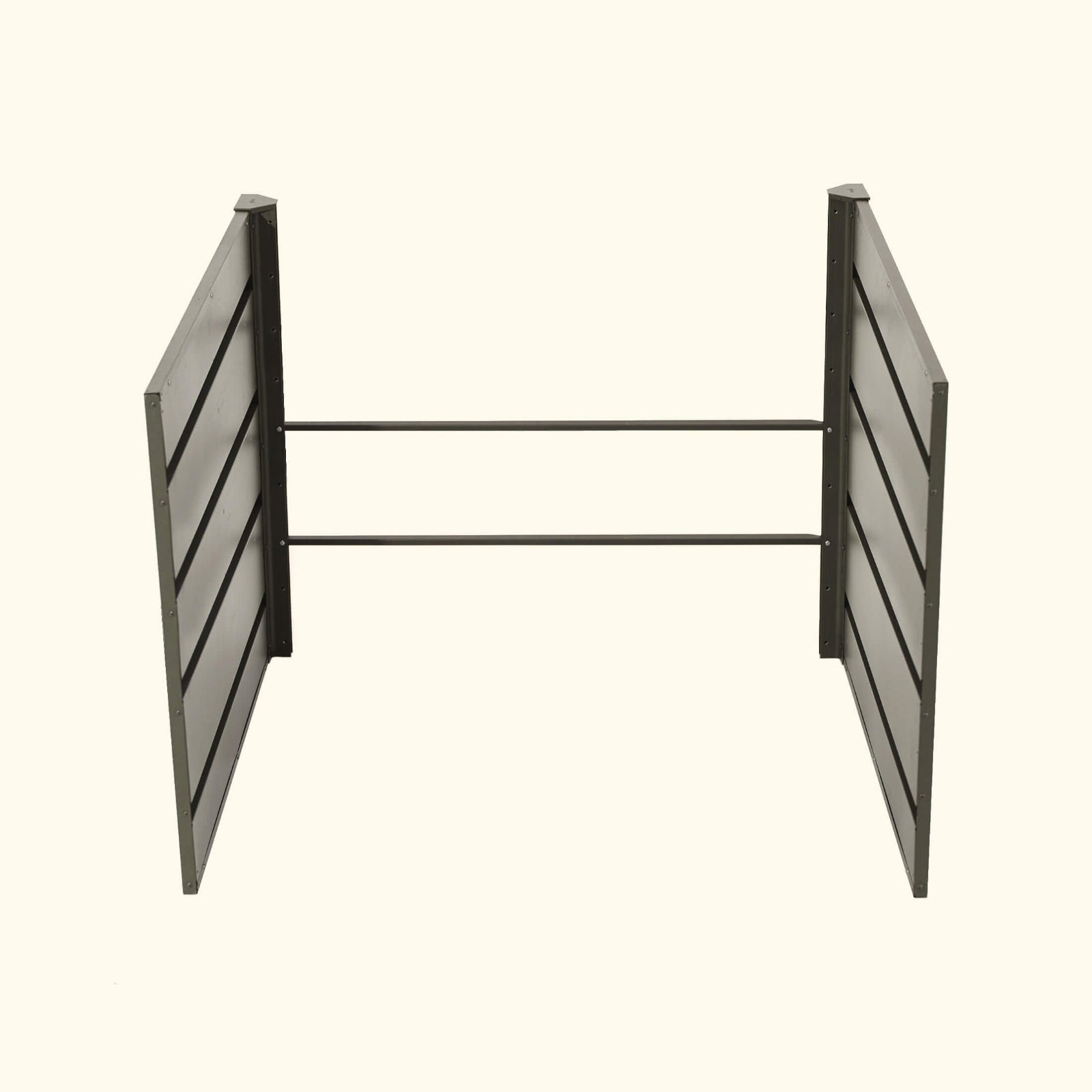 32″ Extra Tall Modern Garden Bed Extension Kit  41″ Long in Midnight Blue  in a different view on a white background.
