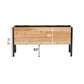 Cedar Planters 18x60 inch raised garden bed dimension diagram: 30 inch total height, 12.5 inch ground clearance, 17.5 inch box height
