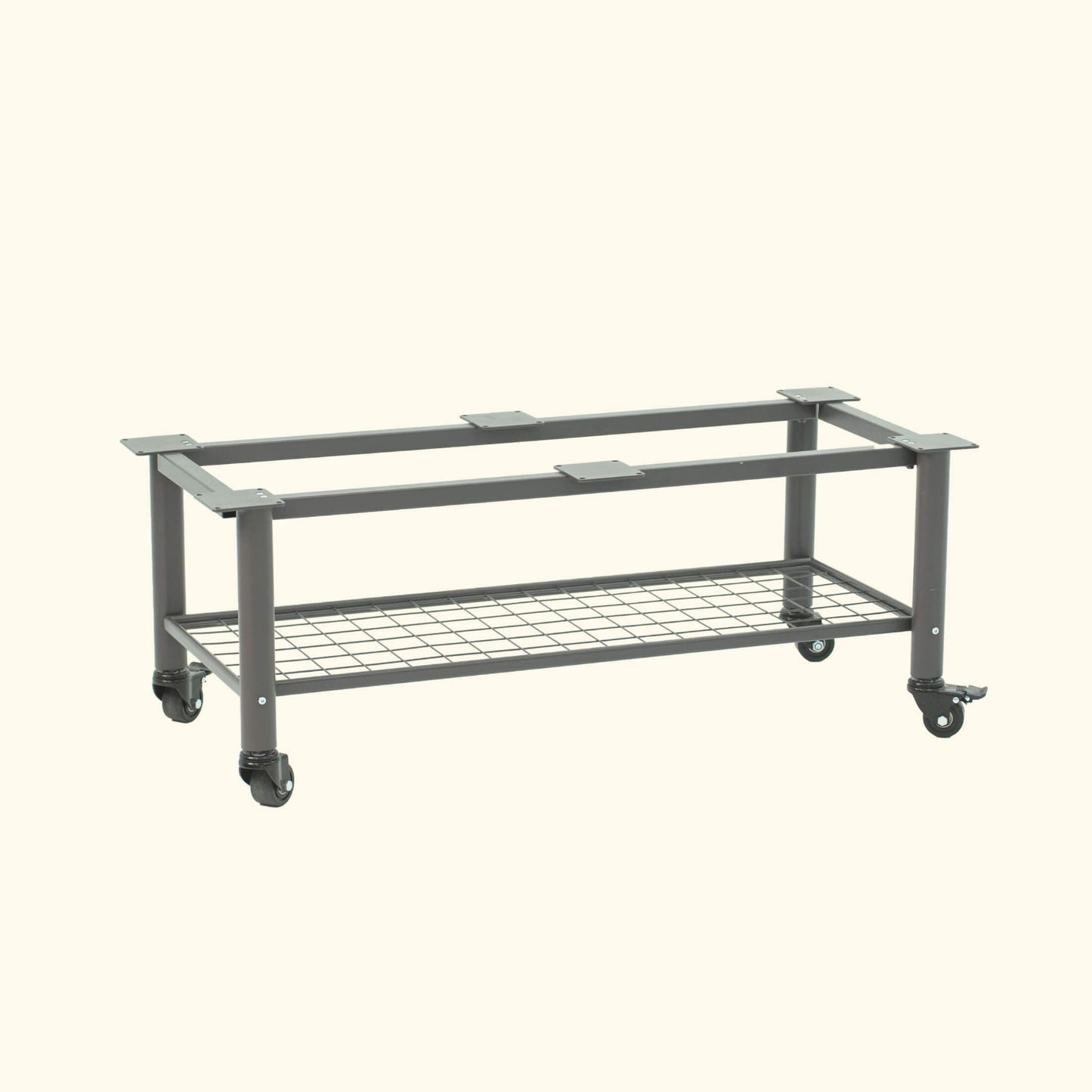 EZCube Elevated Rolling Planter Cart – Mobile Stand for 21″ x 48″ EZCube on a white background