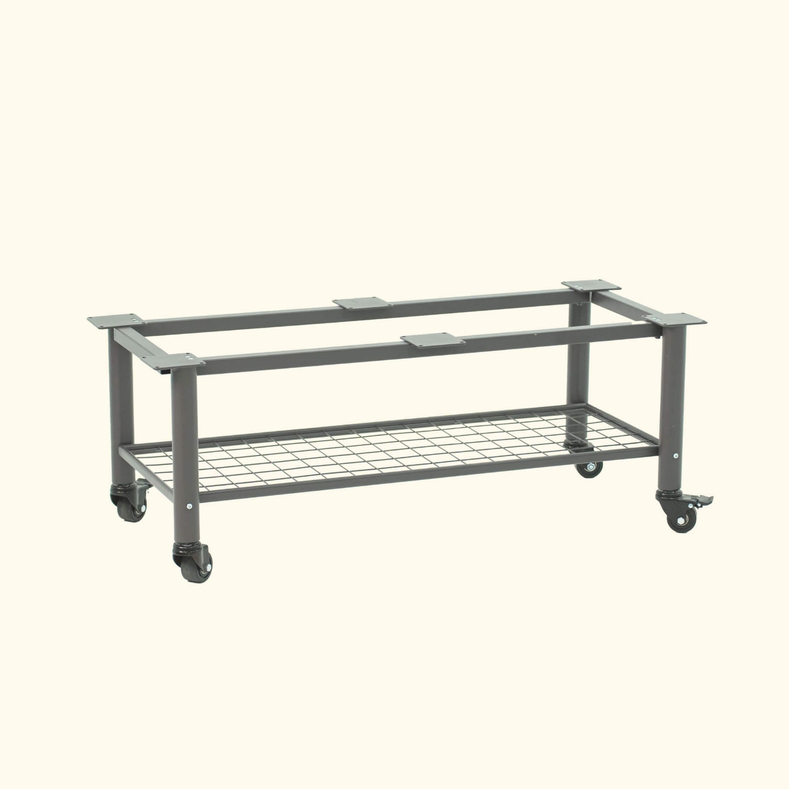 EZCube Elevated Rolling Planter Cart – Mobile Stand for 21″ x 48″ EZCube on a white background