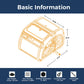 Technical diagram of heavy duty garden hose reel with dimensions and basic information on a white background.