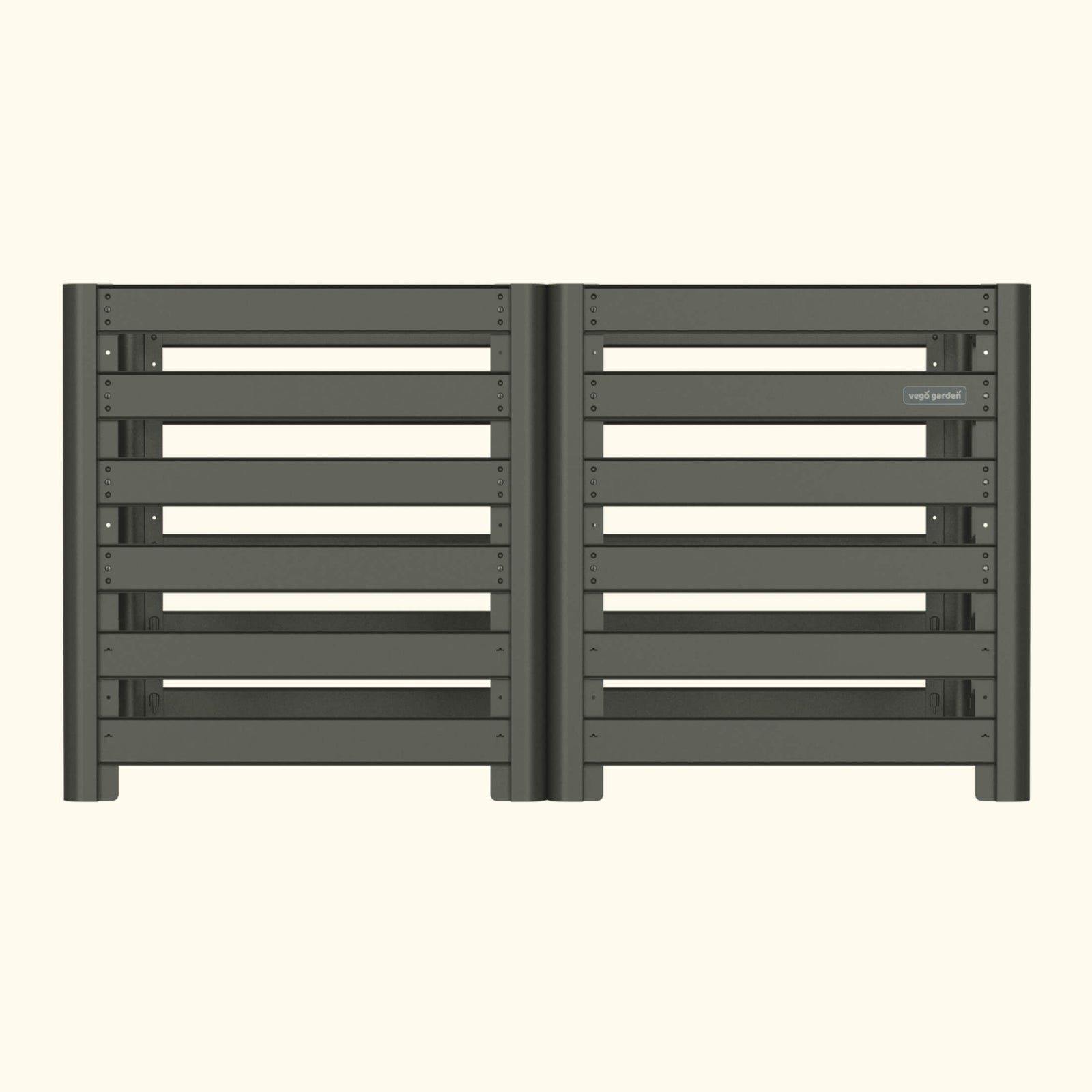 Modular Compost Bin 2-bin configuration on a white background.