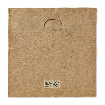 Brown Urban Worm Blanket on a white background