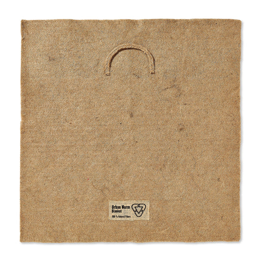 Brown Urban Worm Blanket on a white background