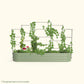 Wall Trellis system VWT95 for raised garden beds installed in a raised garden on a white background.