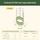 Wall Trellis System VWTRB35 compatibility with raised garden beds chart with dimensions and trellis information.