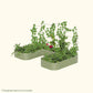 Wall Trellis system VWTUJB for raised garden beds installed in a raised garden on a white background.