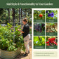 Wall trellis system for raised garden beds add style and functionality to your garden, expand growing space, and enhance productivity. 