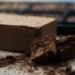 Close-up of broken coco coir brick pieces used as growing medium for seed starting and soil improvement