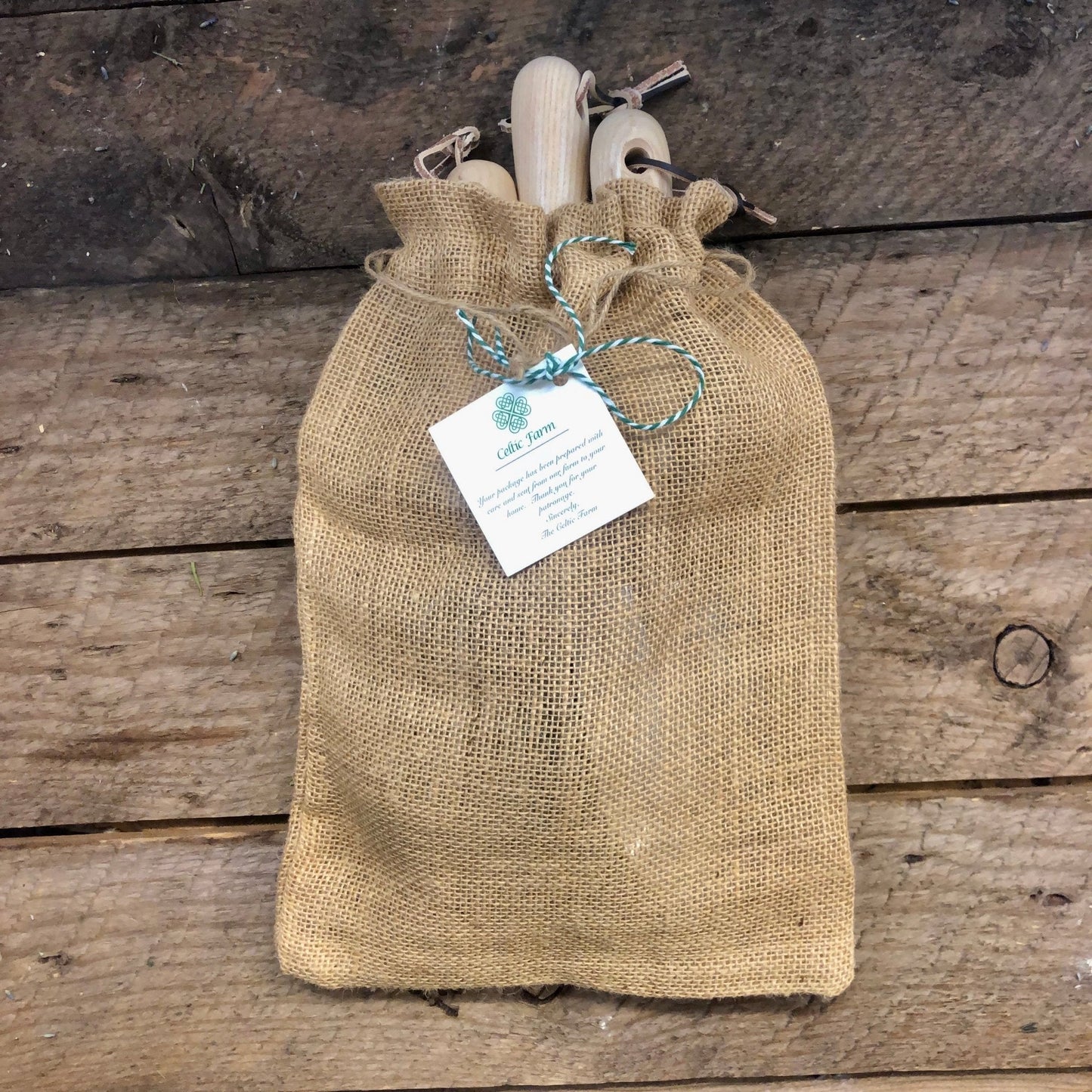 Juego de herramientas manuales para jardín: madera dura y acero inoxidable