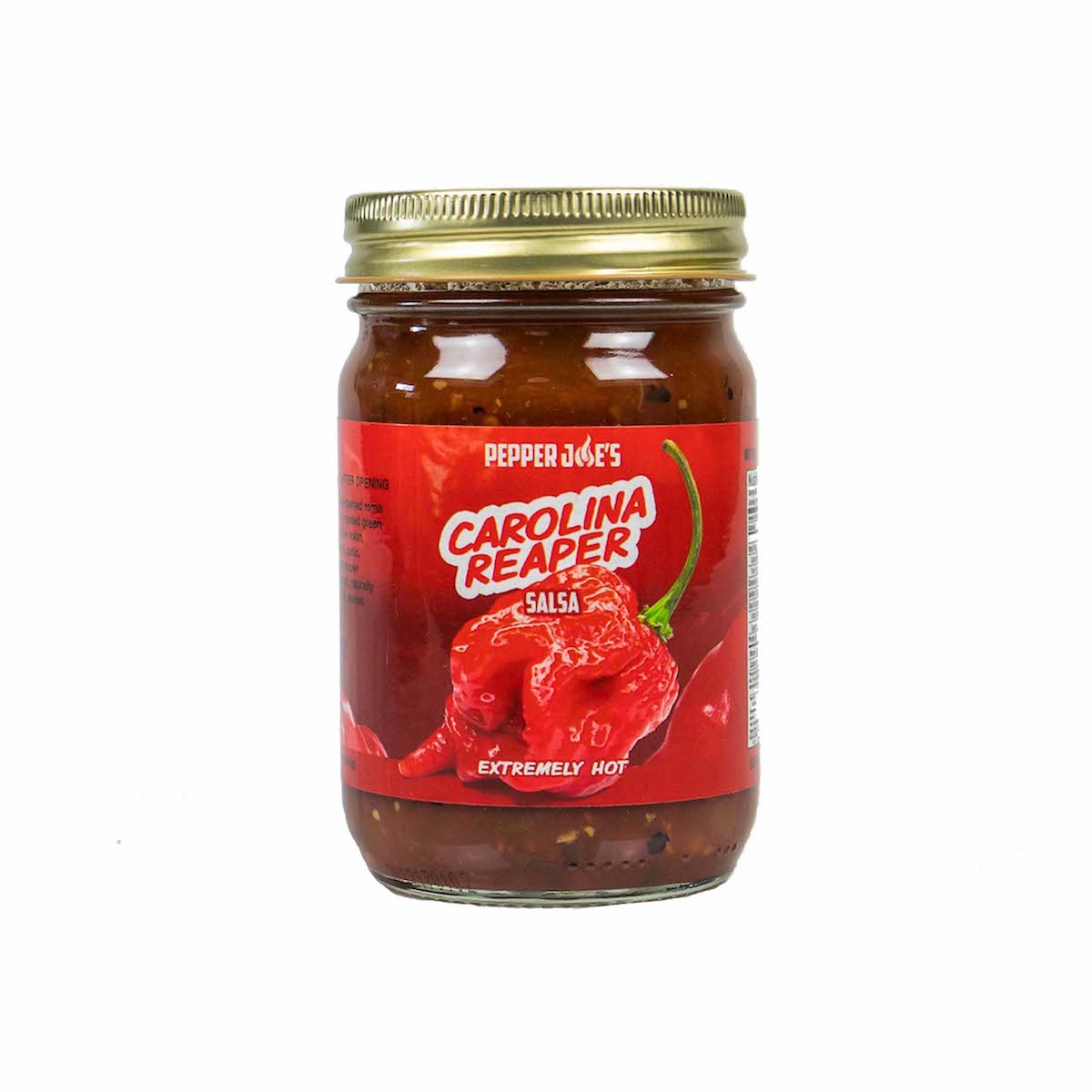 Pepper Joe's gift set - hot pepper salsas-  Trinidad Scorpion, Carolina Reaper, Ghost Pepper
